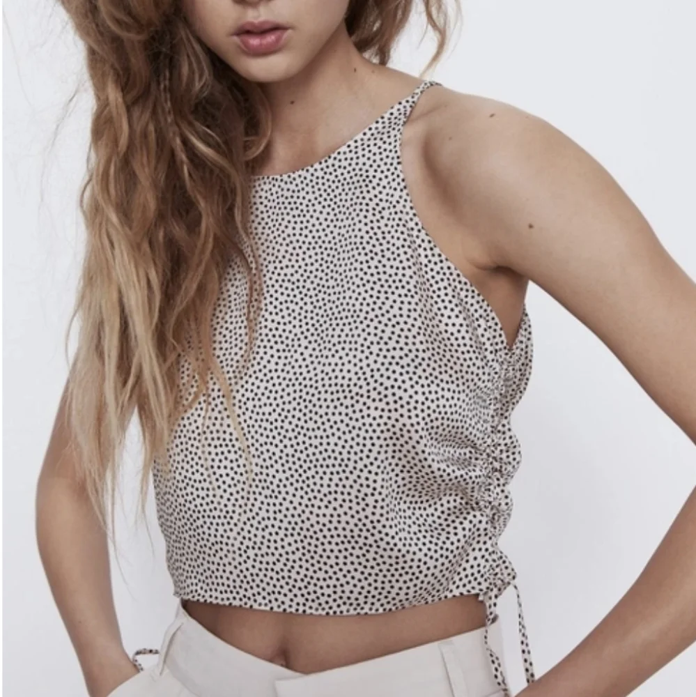 Zara POLKA Dot SATIN Tank - Picture 3 of 7